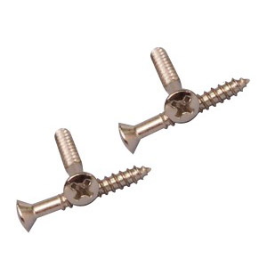 Fender Telecaster Bridge Plate Mounting Screws (Set of 4)