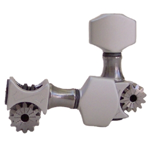 Sperzel Satin Chrome Sound Lock Tuners, 6 in Line